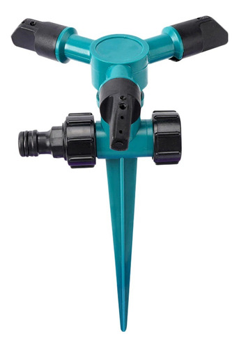Aspersor 3 Saida Com Suporte Irrigador Giratório Jato