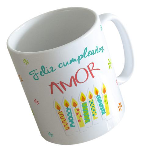 Taza Regalo Especial Fiesta Feliz Cumpleaños Amor