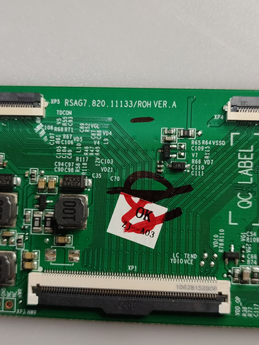 Tarjeta T-con Hisense 43a60gv Rsag7.820.11133/roh (Usado)