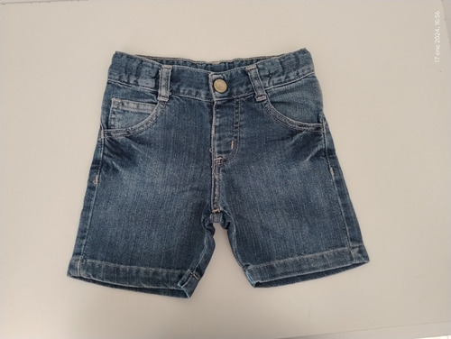 Bermuda Jean Mimo Bebé Talle 2 Short 1/2 Años