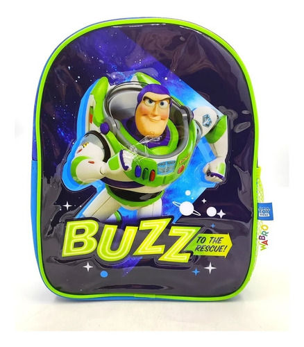 Mochila 12'' Toy Story Buzz Line Con Carro (3892)
