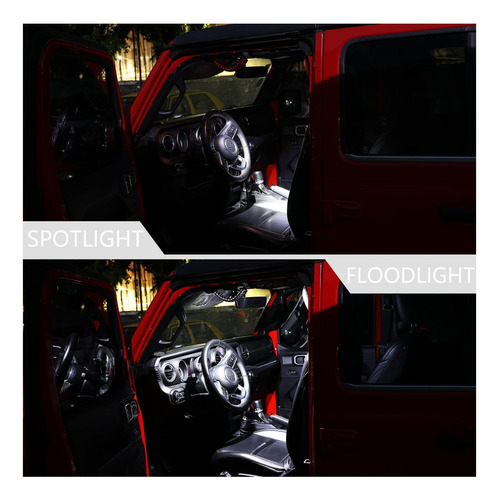 Rerpro Roll Bar Mandles Con Luz De Domo Para Jeep Wrangler 2