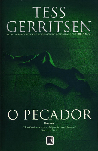 O pecador, de Gerritsen, Tess. Editora Record Ltda., capa mole em português, 2006