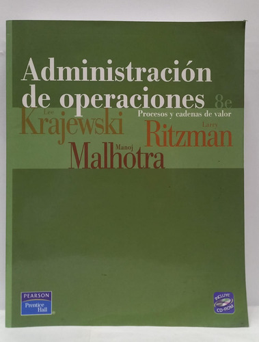 Libro Administracion De Operaciones - Octava Edicion