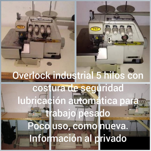 Overlock Industrial Pratoo Forne 