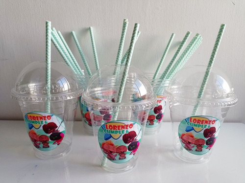 Vasos Platos Mini Beat Power Rockers Y Más Personajes.