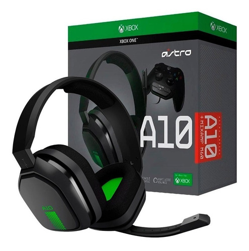 Auriculares Gamer Astro Green A10 Logitech Pc Xbox One Ps4