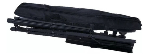 Atril Para Partituras Mkz Fl-541 Color Negro De Metal Con 3 Tramos