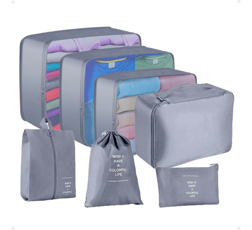 Set Organizador De Valija Para Viaje X 7 Unidades - Otec