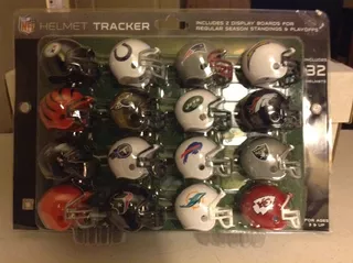 Coleccion Mini De Los 32 Cascos De La Nfl