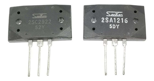 Par Transistor 2sa1216 2sc2922 A1216 C2922 Alta Potencia Nvo