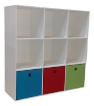 Comprar Mueble Funcional Cubos Biblioteca Con 3 Cajones De Apoyo
