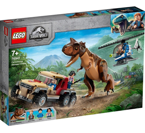 Lego Persecución Del Dinosaurio Carnotaurus Jurassic W 76941