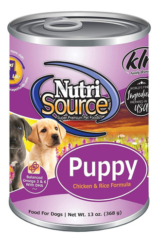 Nutri Source - Caja Para Pollo Y Arroz Para Cachorros (12/13