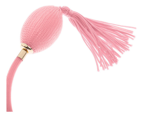 Tubo De Frasco De Perfume Vintage Com Bulbo Rosa Rosa