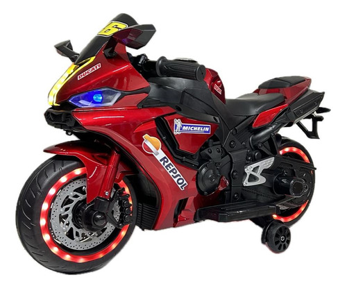 Moto a batería para niños TK 628  color rojo 