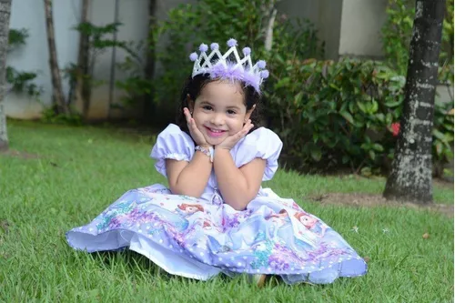 Princesa Sofia - Coleção de AnaGiovanna Vestidos Infantis