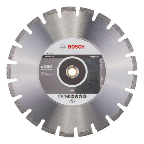 Disco Diamantado 4 Pol. - Standard For Asphalt - Bosch Cor Prateado