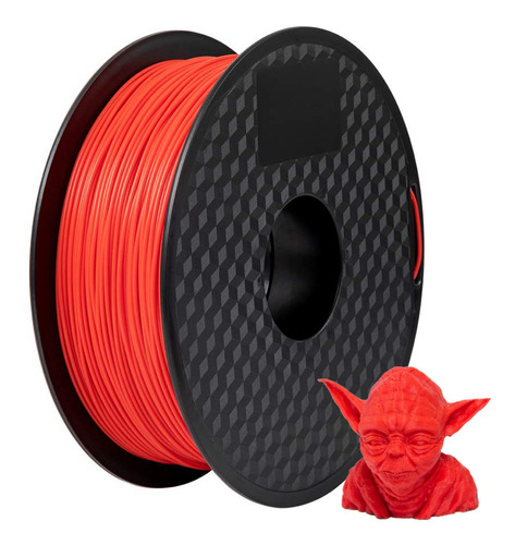  Kingroon FIL3D-N filamento 3d pla precision 1.75mm 1kg color rojo