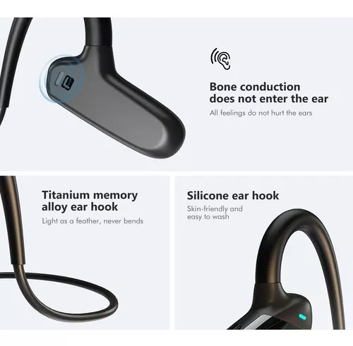 Auriculares de conducción ósea Auriculares inalámbricos Bluetooth para  exteriore