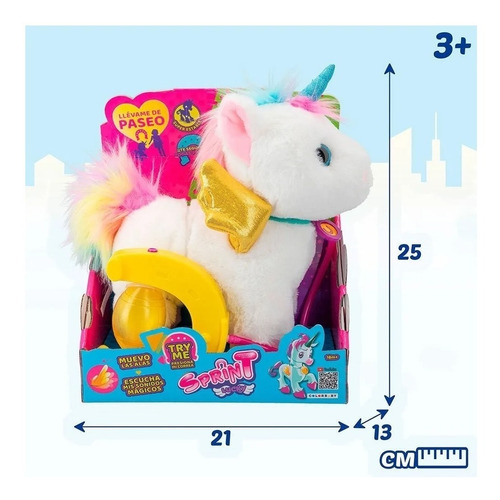 Unicornio Interactivo Sprint Lucky Con Sonido - E. Full
