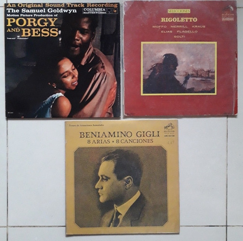 Lp/discos De Acetato Colección Música Clásica Opera