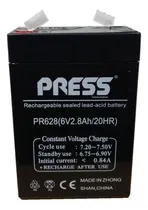Comprar Batería Gel Press 6v 2.8ah Luz Emergencia Recargable