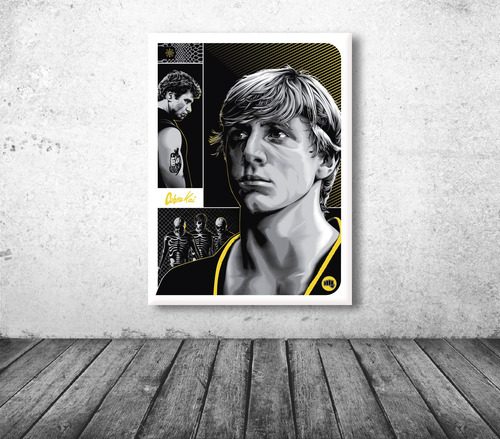 Cuadro Moderno Cobra Kai Karate Kid -30x40 Cm / En Stock Hd
