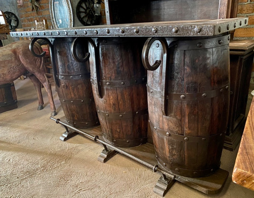 Barra Cantina Bar De Barriles Originales En Estilo Antiguo (Usado)