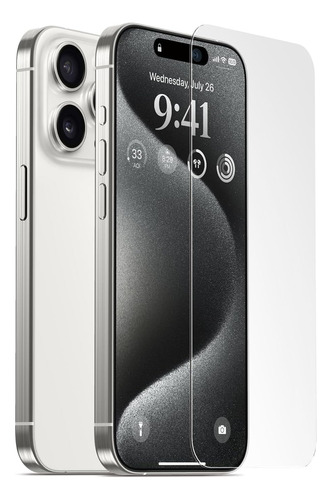 Vidrio Templado Para iPhone 15 Pro Max Elago En Transparente