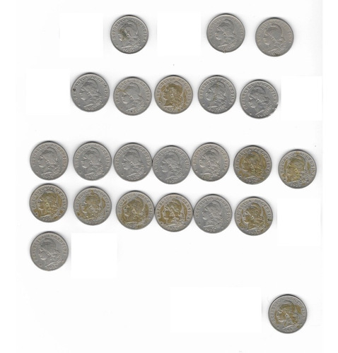 Ltc281. Lote De 22 Monedas Argentinas Antiguas. 