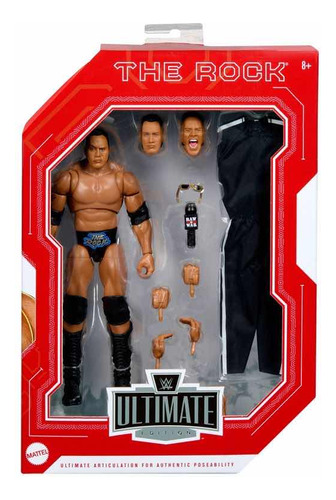 Figura Wwe The Rock Ultimate Edition