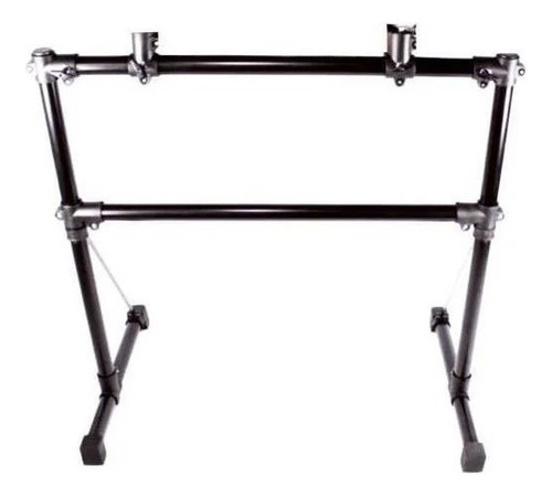 1 Par De Conga C/rack Slim Compacta 10.1/2 - 11.1/2 Luen Cor Preto