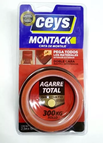 Cinta Doble Cara Montak Interior Exterior Ceys 300kg (2 Pz