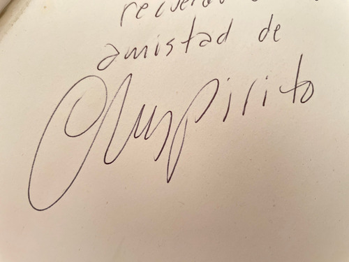 Autografo De Chespirito Autografiado X Roberto Gomez Bolaños (Usado)