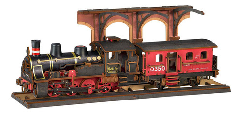 Rompecabezas De Madera 3d Rolife Steam Journey Tgs01