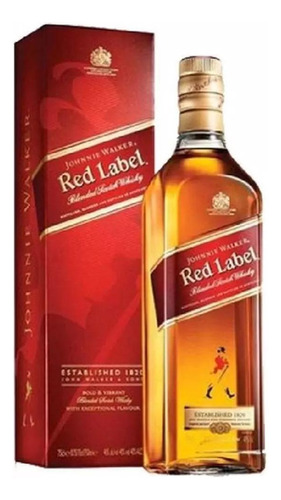 Whisky Johnnie Walker Red Label 750ml