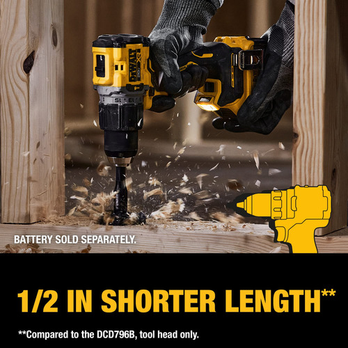 Zhmy Taladro Percutor Dewalt Dcd805b, Inalámbrico, Sin