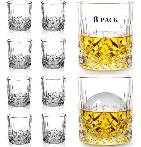 Juego De 8 Vasos De Whisky Gencywe Crystal (compra 6, Llévat