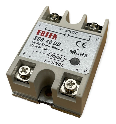 Ssr-40 Relevador De Estado Solido 40a Dc-dc