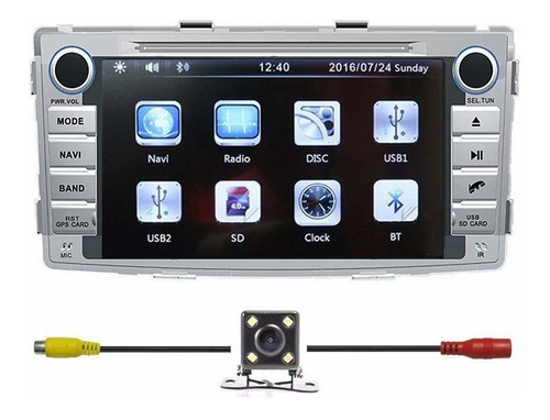 6.2 Touchscreen Monitor Car Gps Navigation System For Hilux