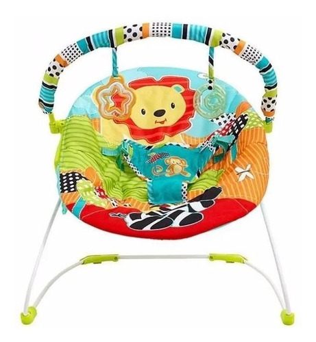 Cadeira de balanço para bebê Bright Starts Roaming Safari 60133