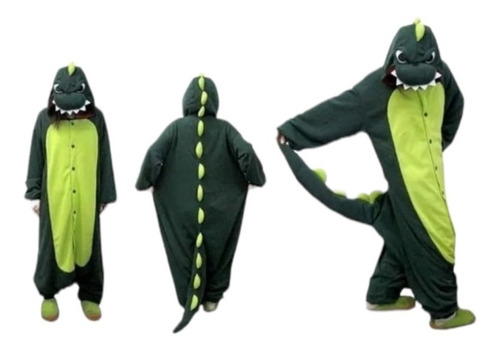 Pijama Y Disfraz Adulto Animales Dinosaurio Kigurumi