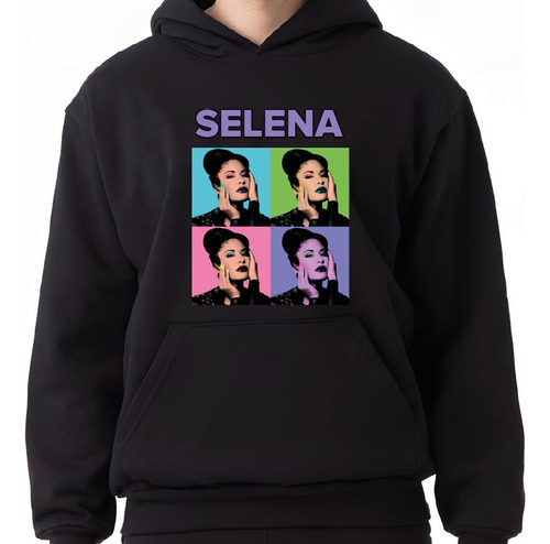 Sudadera Hoodie Pop Art Selena Quintanilla Unisex 