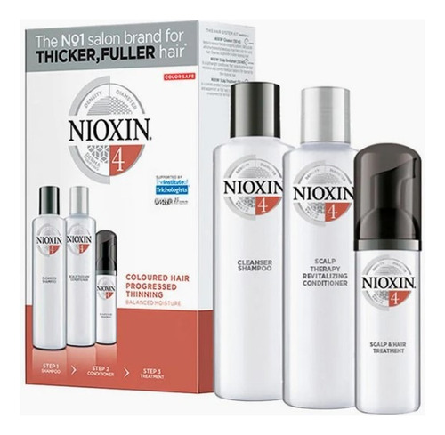 Nioxin 4 Tratamiento Anticaída Para Cabello Teñido 300ml