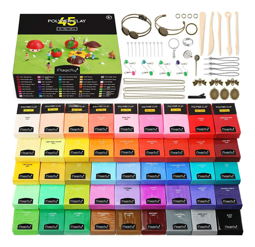 Kit De Inicio De Arcilla Polimérica, Arcilla Hornear D...