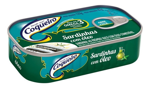 Sardinha com óleo Coqueiro lata 125g