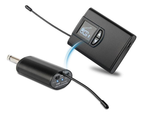 Auriculares Inalámbricos Uhf Micrófono Lavalier Micrófono