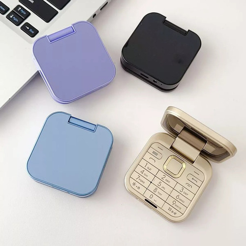 2025 Nuevo Flip Mini Teléfono Móvil Con Radio Fm 2 Tarjetas Sim