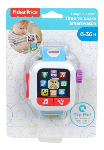 Fisher Price Relógio Meu Primeiro Smartwatch Aprender